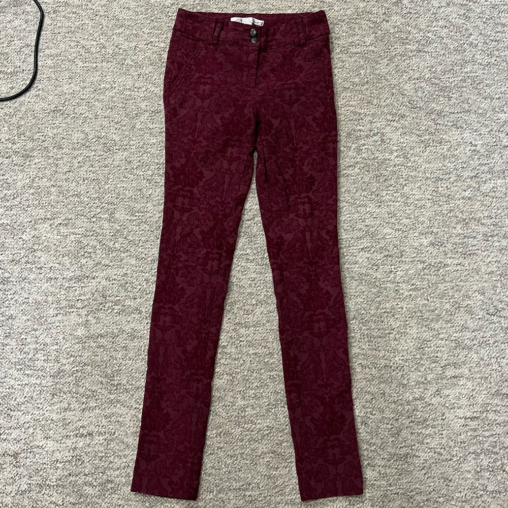 Burgundy Dynamite Pants